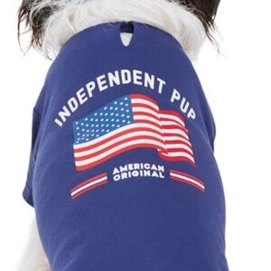 NWT American flag Dog t-shirt M